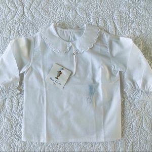 Papo d’Anjo Baby Blouse Size 6 months NWT